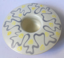 Load image into Gallery viewer, Ripple pattern Hand Painted Poole Pottery shape 163 posy holder
