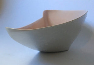 Poole Pottery freeform C97 two tone pink vase