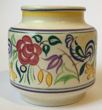 Load image into Gallery viewer, Poole pottery traditional shape 197 A Hand Painted lamp base Birds &amp; Flowers

