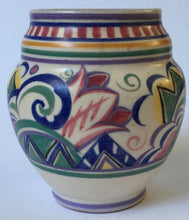 Load image into Gallery viewer, Poole Pottery CARTER,STABLER &amp; ADAMS Vase Shape 317 Full Pattern BY Hand Painted
