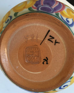 Poole Pottery CARTER,STABLER & ADAMS Shape 581 Full Pattern ZY Hand Painted