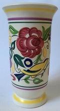 Load image into Gallery viewer, Poole Pottery Large Vase Shape - Traditional Pattern Hand Painted Birds &amp; Flowers
