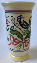 Load image into Gallery viewer, Poole Pottery Large Vase Shape - Traditional Pattern Hand Painted Birds &amp; Flowers
