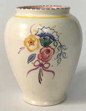 Load image into Gallery viewer, Poole Pottery shape 113 vase Traditional Flowers Pattern Hand Painted / Decorated
