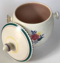 Load image into Gallery viewer, Poole Pottery Traditional Decoration - shape 230 Biscuit Barrel -  Flowers - Hand Painted
