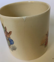 Load image into Gallery viewer, RARE Royal Doulton Bunnykins JAM POT - HW 12 Family at Breakfast & HW 15 R Cycling Signed BARBARA VERNON
