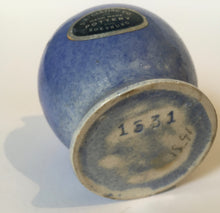 Load image into Gallery viewer, S.A. Glazing co. - Boksburg East Pottery BEP shape 1531 blue glazed vase (South African)
