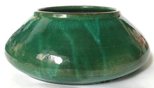 Load image into Gallery viewer, Globe Pottery (South African) Large bowl - green Glaze - Linn Ware Style
