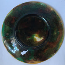 Load image into Gallery viewer, George Jones Majolica c.1870 Pattern 2254 STRAWBERRY LEAVES on white napkin Reverse tortoise-shell mottling #2