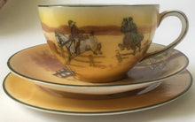 Load image into Gallery viewer, Doulton E 3804 Coaching scenes Trio Red Door Bone China 1920s - Rare series ware