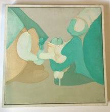 Load image into Gallery viewer, Jaco KEMP-BEZUIDENHOUD (1941) oil on canvas painting (South African) Title AGGERARE