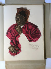 Load image into Gallery viewer, ALEXANDRE IACOVLEFF 1er mai 1927 "Dessins et peintures d'Afrique, exécutés au cours de l'Expédition" Complete Portfolio of 50 Prints artist