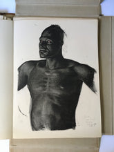 Load image into Gallery viewer, ALEXANDRE IACOVLEFF 1er mai 1927 "Dessins et peintures d'Afrique, exécutés au cours de l'Expédition" Complete Portfolio of 50 Prints artist