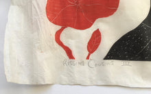 Load image into Gallery viewer, Motshile Wa Nthodi Rare Original woodblock Print "Kissing Cousins III" 1976 (South African Artist)