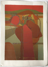 Load image into Gallery viewer, FRED SCHIMMEL (1928-2009) Abstract Landscape "SHAKA'S ROCK" - Original Signed Print (South African Artist)