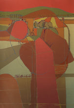 Load image into Gallery viewer, FRED SCHIMMEL (1928-2009) Abstract Landscape "SHAKA'S ROCK" - Original Signed Print (South African Artist)