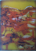 Load image into Gallery viewer, FRED SCHIMMEL (1928-2009) Abstract Landscape "ROCKY MOUNTAIN" 48/75 C.1977 - Original Signed Print (South African Artist)