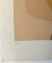 Load image into Gallery viewer, FRED SCHIMMEL (1928-2009) Abstract Landscape "PIER" 66/75 C.1979 - Original Signed Print (South African Artist)