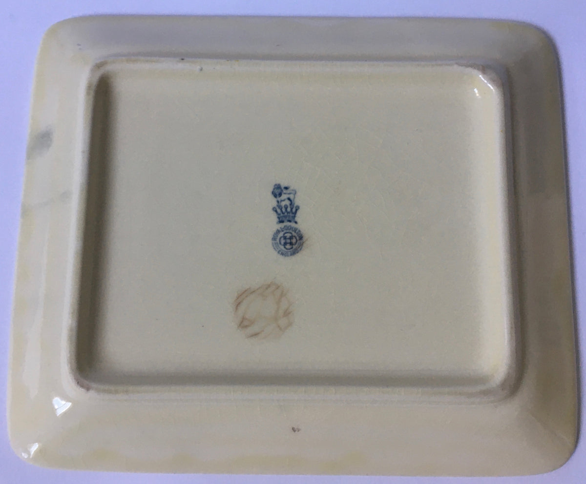 Royal Doulton PIPES OF PAN D4784 cheese or butter dish rare shape