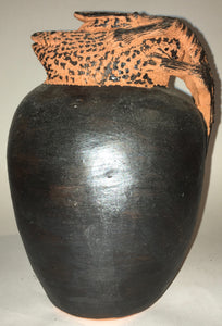 Rorkes Drift Pottery "Crocodile & Fish"  F S 2008 (South African) ELC arts and Crafts center