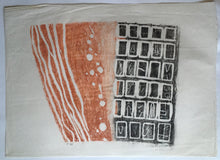 Load image into Gallery viewer, Aileen LIPKIN (1933-1994) Series of four impressions from a whale bone graffito prints (South African Artist)