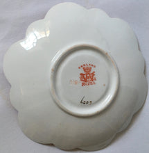 Load image into Gallery viewer, WILEMAN & CO. FOLEY SHELLEY CHINA ENGLAND PATTERN 6027 SHAPE 115510 TRIO cup Saucer & cake plate - ANTIQUE C.1890 hairline