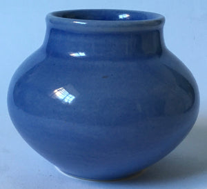 Drostdy Ware Grahamstown Pottery Blue Vase nr. 11  c.1950s (South African)