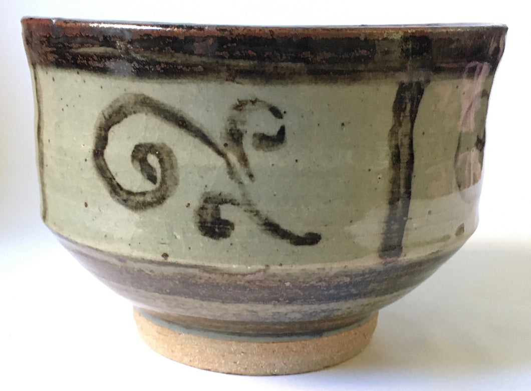 Bryan Haden (South African) stoneware Ceramic bowl Studio Art Pottery - Hand Painted