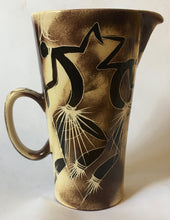 Load image into Gallery viewer, Crescent Pottery (1952-92) Ceramic jug A70 (South African) Hand decorated Mid century Modern
