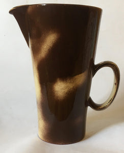 Crescent Pottery (1952-92) Ceramic jug A70 (South African) Hand decorated Mid century Modern