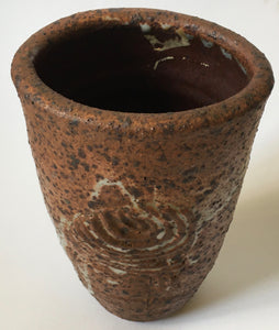 Steve Shapiro (South African) Stoneware vase (#2) - Hand Thrown Studio pottery - Art pottery reduction fired