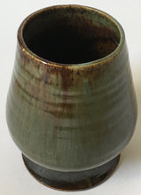 Load image into Gallery viewer, Sherwood Pottery - similar to  Ceramic Studio Linn Ware LW green Running glaze South African Pottery

