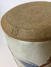 Load image into Gallery viewer, David Schlapobersky &amp; Felicity Potter - Studio Pottery (South African) Utensil vase hand made &amp; Hand Painted stoneware
