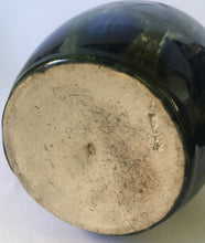 Load image into Gallery viewer, FRIEDRICH FESTERSEN (1880-1915) Jugendstil Pfauenaugen Dekor one handled PEACOCK VASE Arts & Crafts studio pottery c.1900