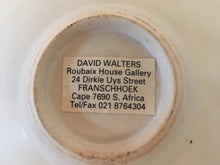 Load image into Gallery viewer, David Walters  (South African) Large Hand thrown Ceramic bowl Studio Art Pottery
