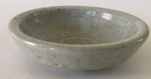 Hyme Rabinowitz (south african) celedon glaze Stoneware small dish- Reduction fired hand thrown studio pottery