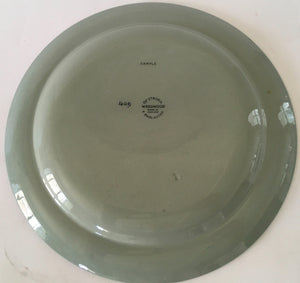 Wedgwood SAMPLE plate 409 c.1952 - rare - perfect! green