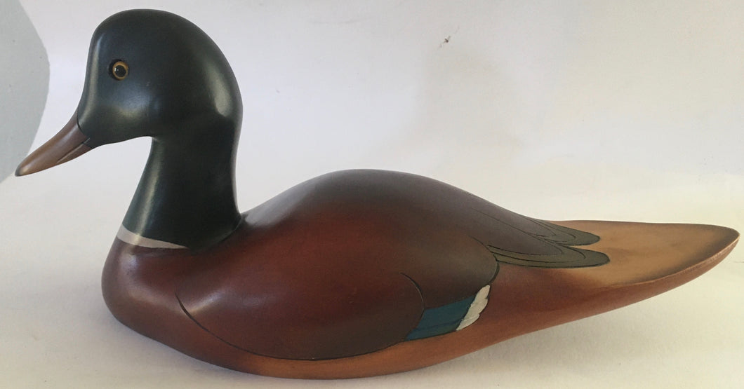 Feathers Gallery MALLARD duck Knysna- reg.design 7/91 Limited Edition 985/2000 (male) - hand painted and carved