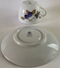 Load image into Gallery viewer, Royal Worcester porcelain &#39;eversham&#39; cup and saucer
