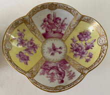 Load image into Gallery viewer, MEISSEN AUGUSTUS REX &quot;AR&quot; mark yellow ground hand painted porcelain Antique
