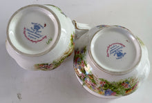 Load image into Gallery viewer, Teaset - Royal Albert "Kentish Rockery" Bone China "As supplied to her Majesty Queen Mary"