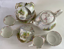 Load image into Gallery viewer, Teaset - Royal Albert "Kentish Rockery" Bone China "As supplied to her Majesty Queen Mary"