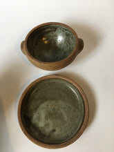 Load image into Gallery viewer, St. Ives Studio Pottery England covered bowl &amp; saucer - British Art Pottery from the Bernard Leach Stable
