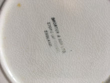 Load image into Gallery viewer, Shorter &amp; Son Fish plate Art deco Clarice Cliff shape 26 cm  Gloss stripes with pink
