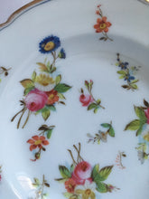 Load image into Gallery viewer, Possibly Old Paris Hard Paste porcelain hand painted plate Roses &amp; Flowers c.1850
