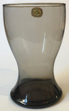 Load image into Gallery viewer, Leerdam made in holland smokey glass vase  Art Glass from the Netherlands
