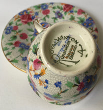 Load image into Gallery viewer, Royal Winton &#39;Old Cottage Chintz&#39; coffee Cup &amp; Saucer made in england
