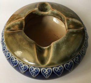 Royal Doulton Stoneware ashtray X7623 15196 signed MB Made in England