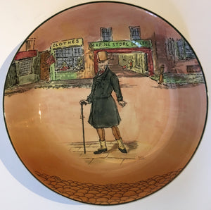 Royal Doulton Dickens ware Mr. Micawber D. 6327 Seriesware bowl
