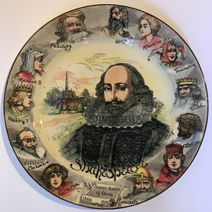Royal Doulton Shakespeare rack plate c.1939